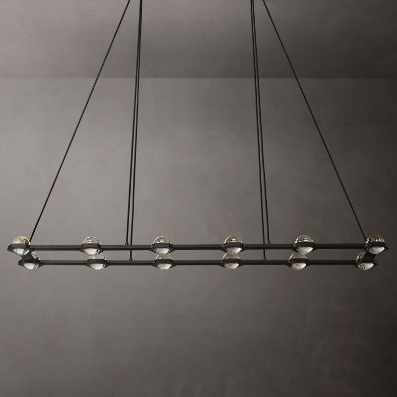 Cosmos Rectangular Chandelier-Meet Lighting