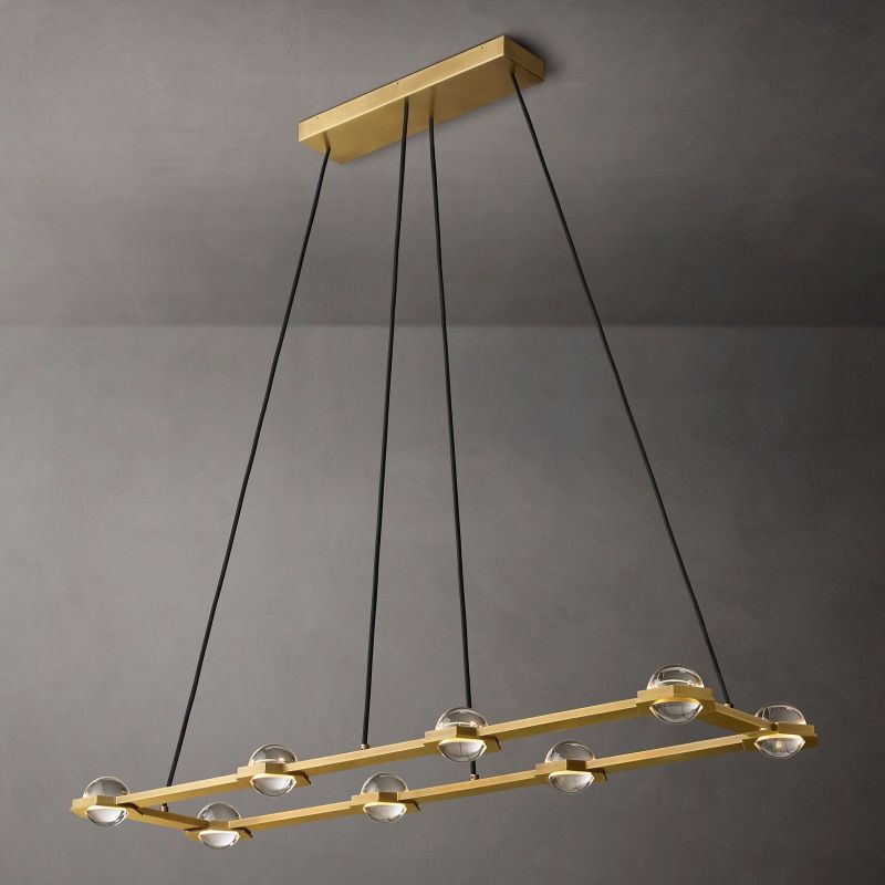 Cosmos Rectangular Chandelier-Meet Lighting