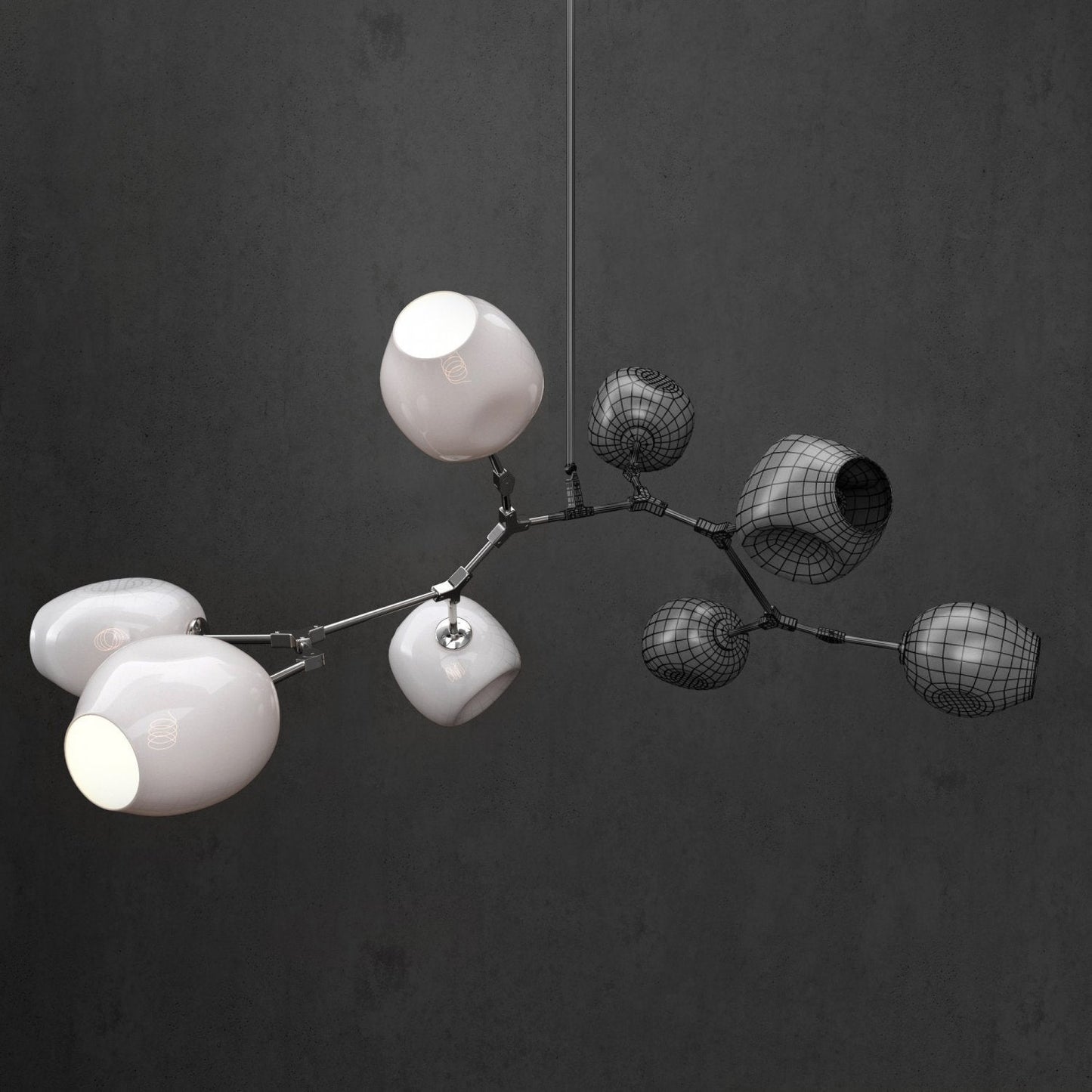 Covington Horizontal Globe Branching Bubble Chandelier-Meet Lighting
