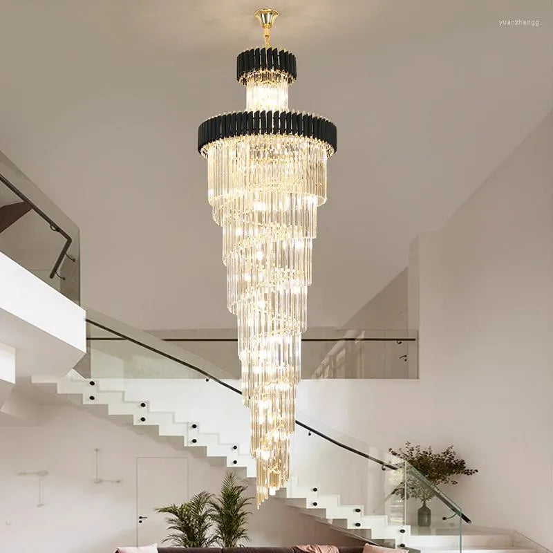 Cyrus Multiple Tier Crystal Chandelier-MEET LIGHTING