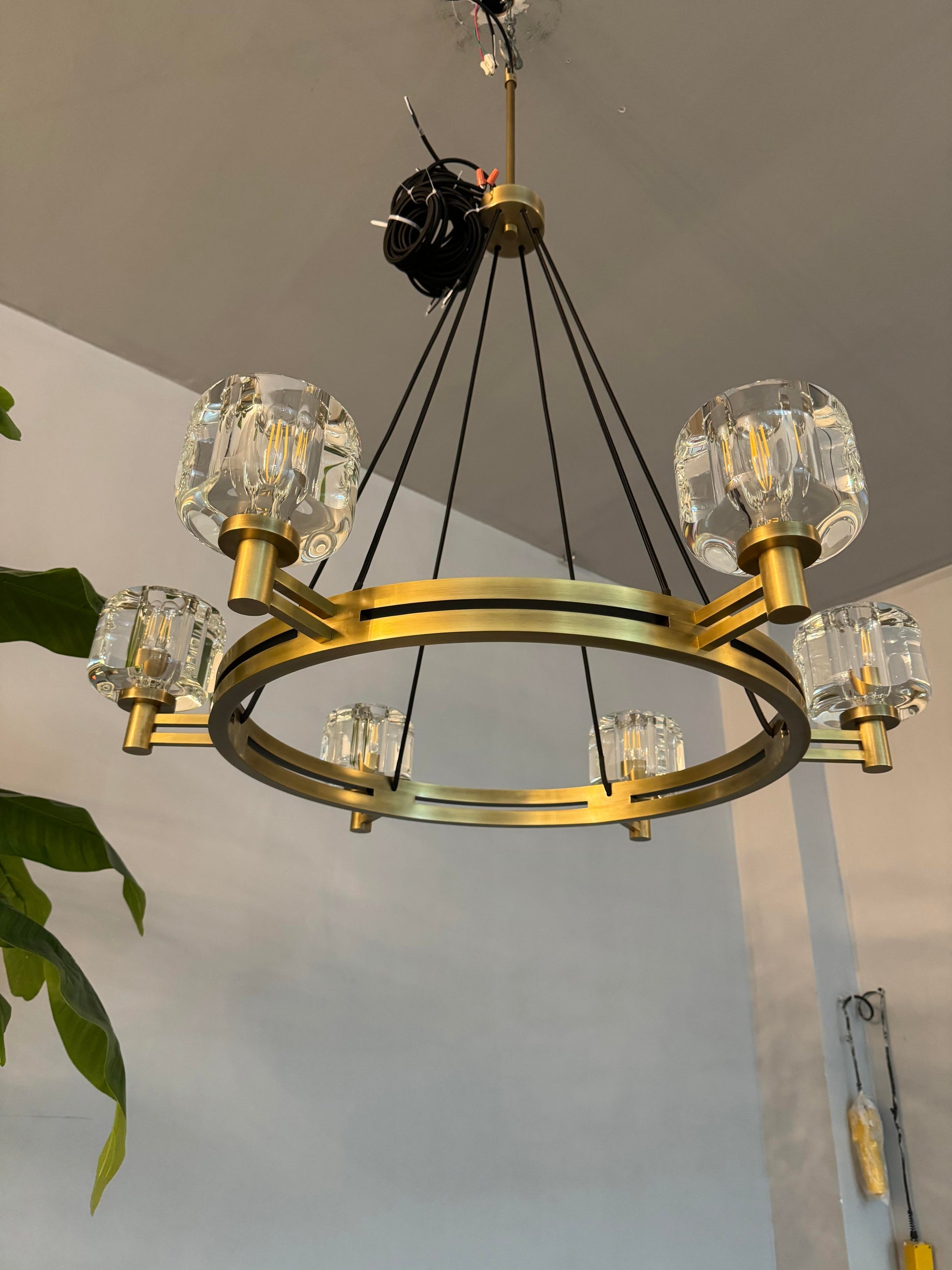 Demaret Double Round Chandelier " 48-Meet Lighting
