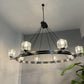 Demaret Double Round Chandelier " 48-Meet Lighting