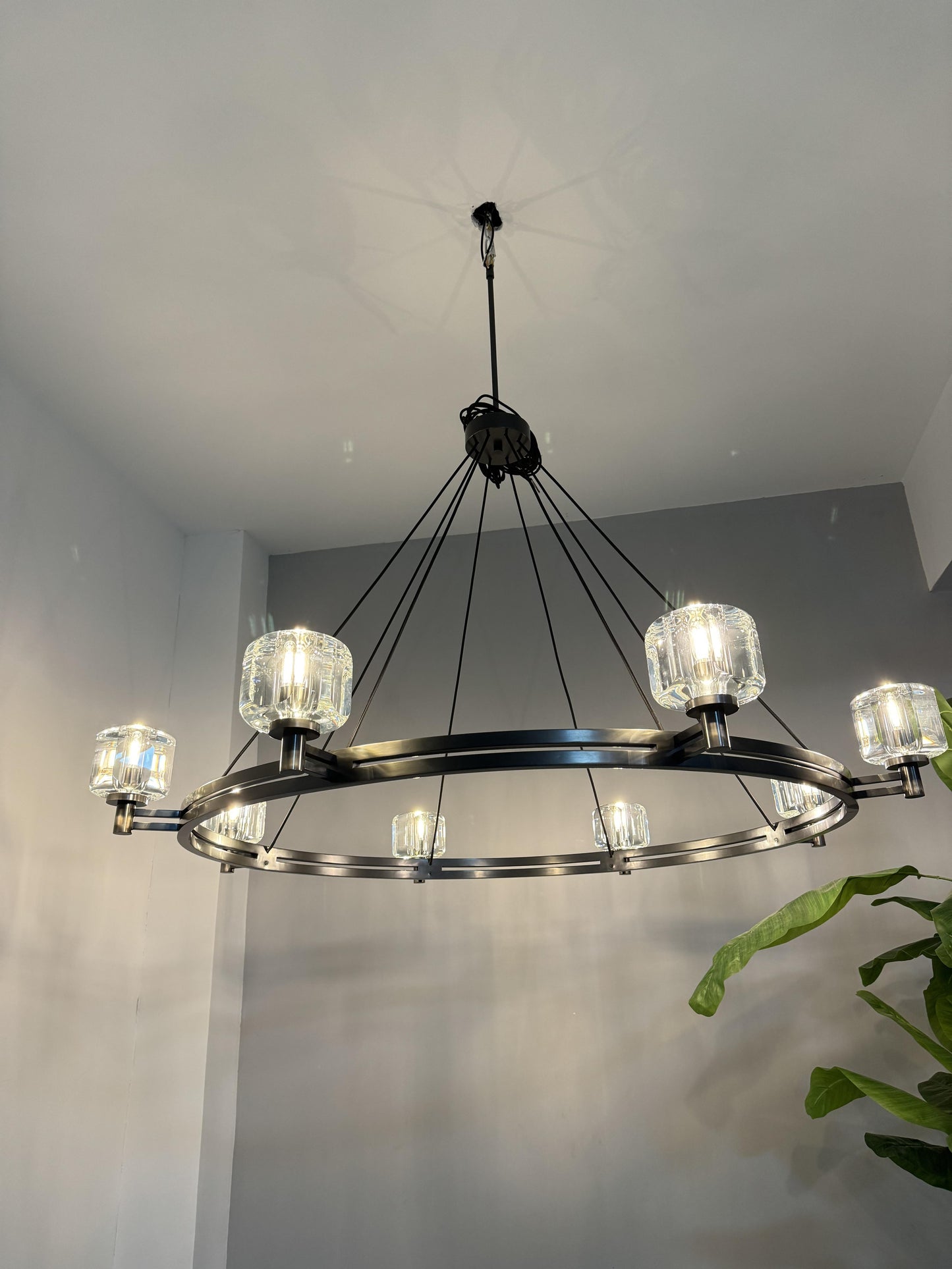 Demaret Double Round Chandelier " 48-Meet Lighting