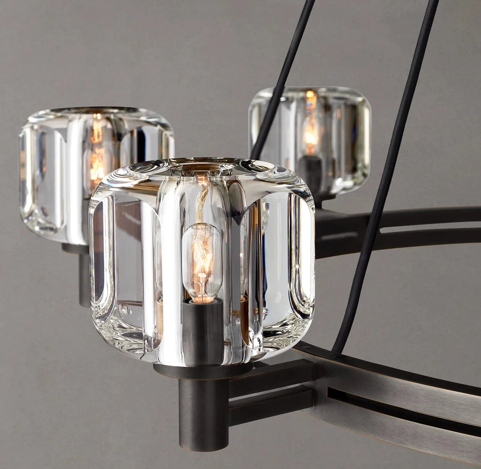 Demaret Double Round Chandelier " 48-Meet Lighting