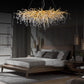 Doris Crystal Rectangular Branch Chandelier L45"-Meet Lighting