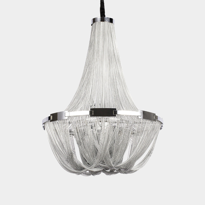 Eldorado Luxury Aluminum Chain Tassel Chandelier-Meet Lighting