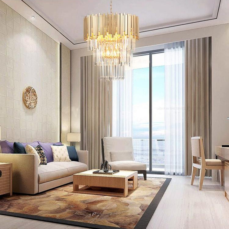 Elian Kaia Crystal Pendant Chandelier-MEET LIGHTING