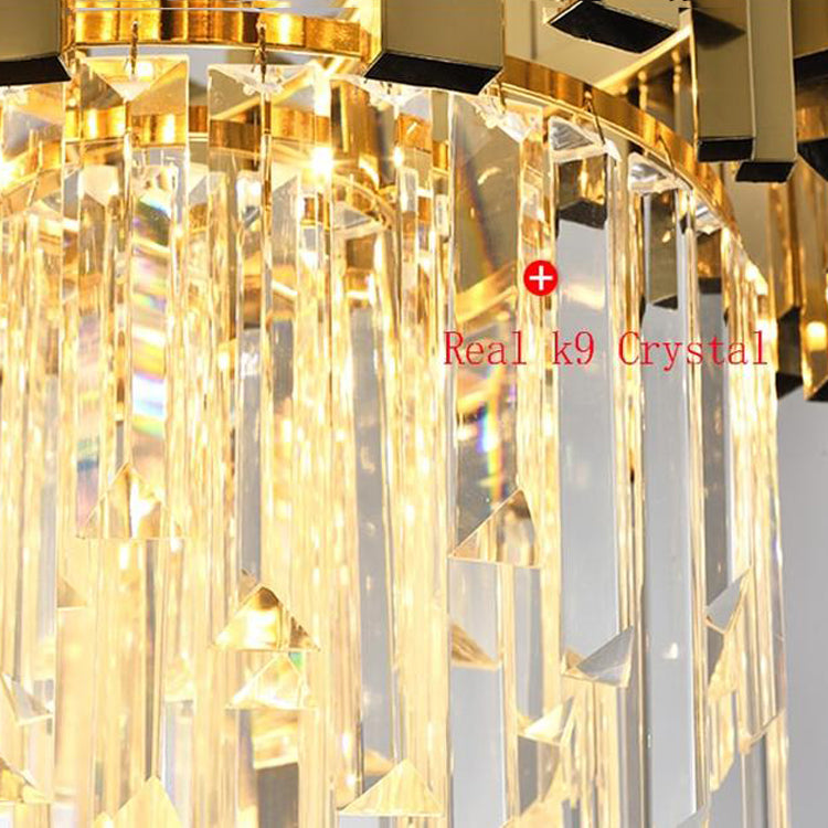 Elian Kaia Crystal Pendant Chandelier-MEET LIGHTING