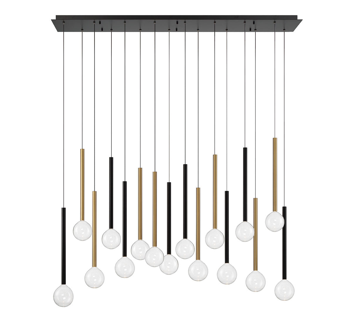 Fauna Linear LED Chandelier-Meet Lighting