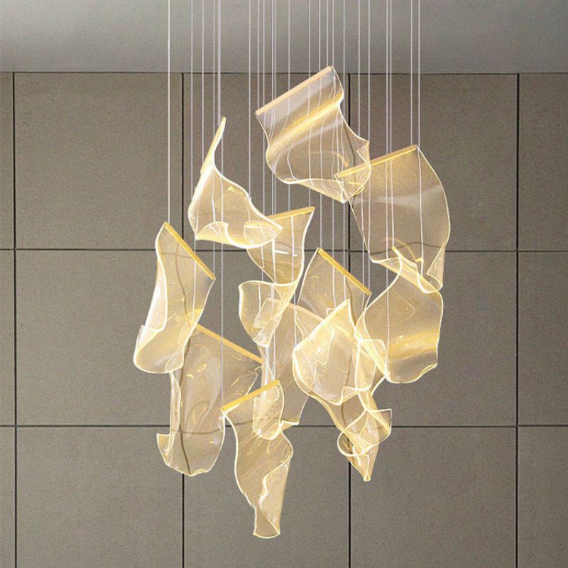 Flame Branch Chandelier-Meet Lighting