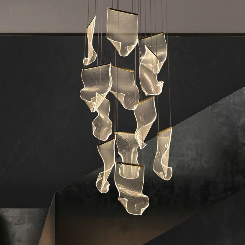 Flame Branch Chandelier-Meet Lighting