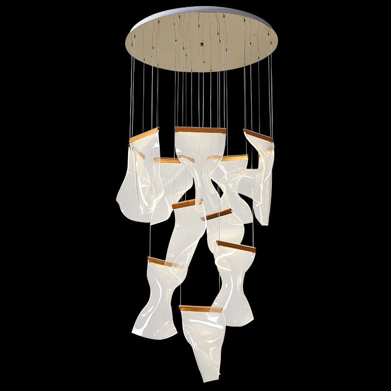 Flame Branch Chandelier-Meet Lighting