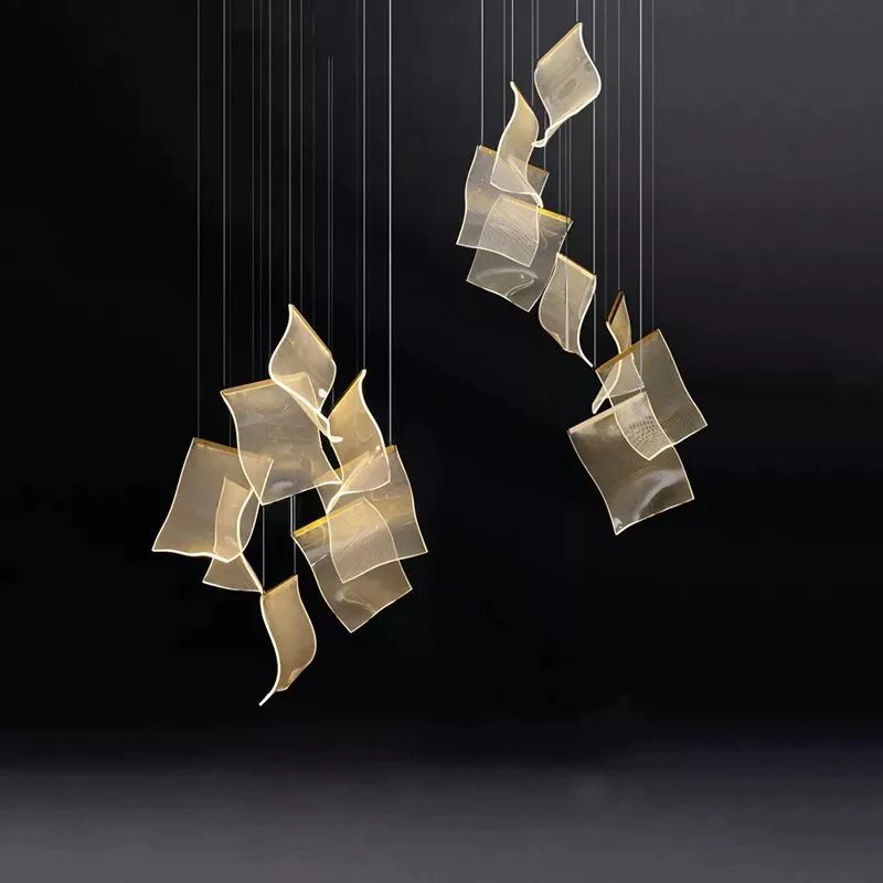 Flame Branch Chandelier-Meet Lighting