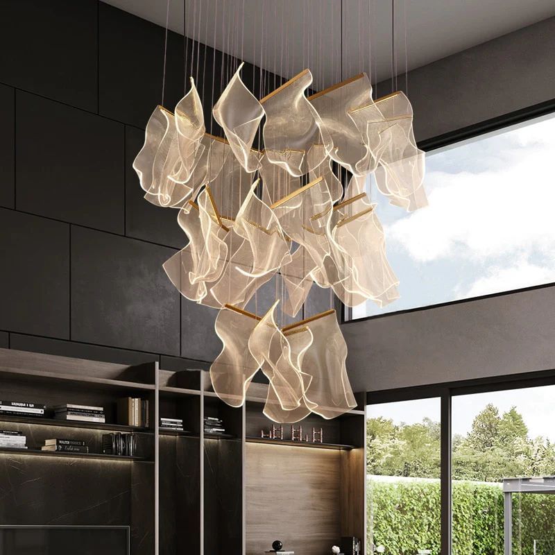 Flame Branch Chandelier-Meet Lighting