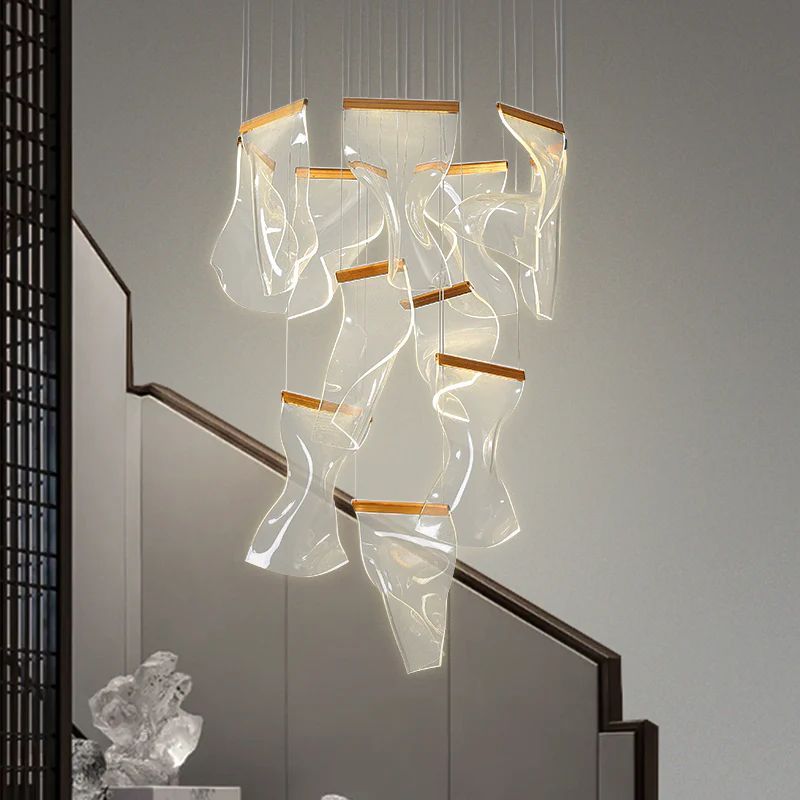 Flame Branch Chandelier-Meet Lighting