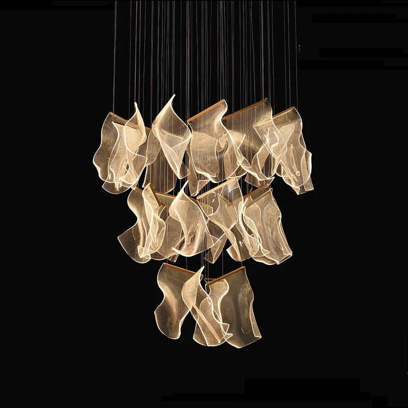 Flame Branch Chandelier-Meet Lighting