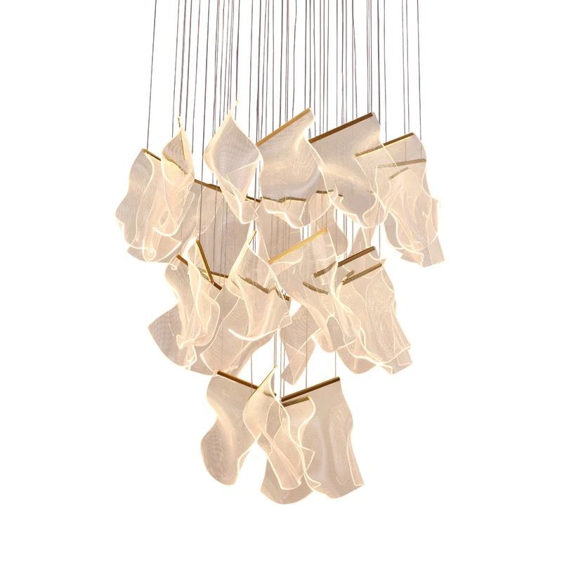 Flame Branch Chandelier-Meet Lighting