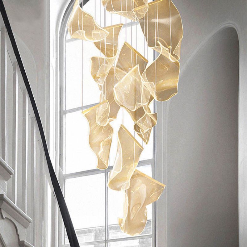 Flame Branch Chandelier-Meet Lighting