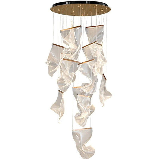 Flame Branch Chandelier-Meet Lighting