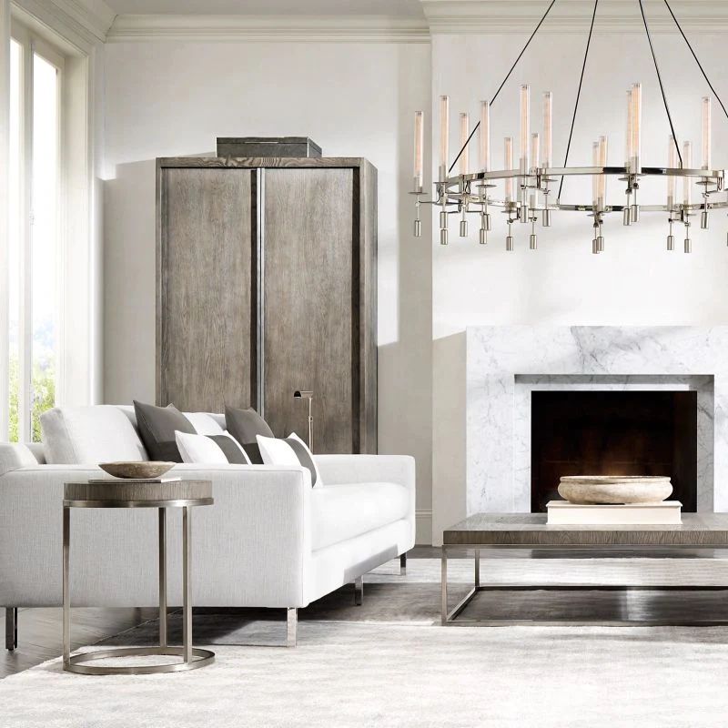 Fonta Round Chandelier 58"-MEET LIGHTING