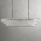 Ghiaccio Oval Art Glass Chandelier-Meet Lighting