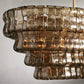 Ghiaccio Oval Art Glass Chandelier-Meet Lighting