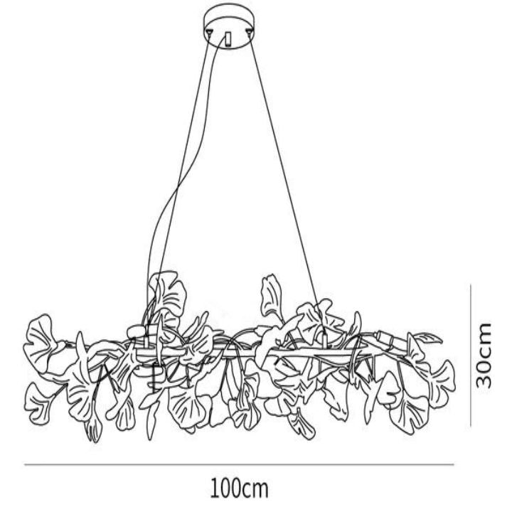 Gingko Luxury Chandelier Style E-MEET LIGHTING