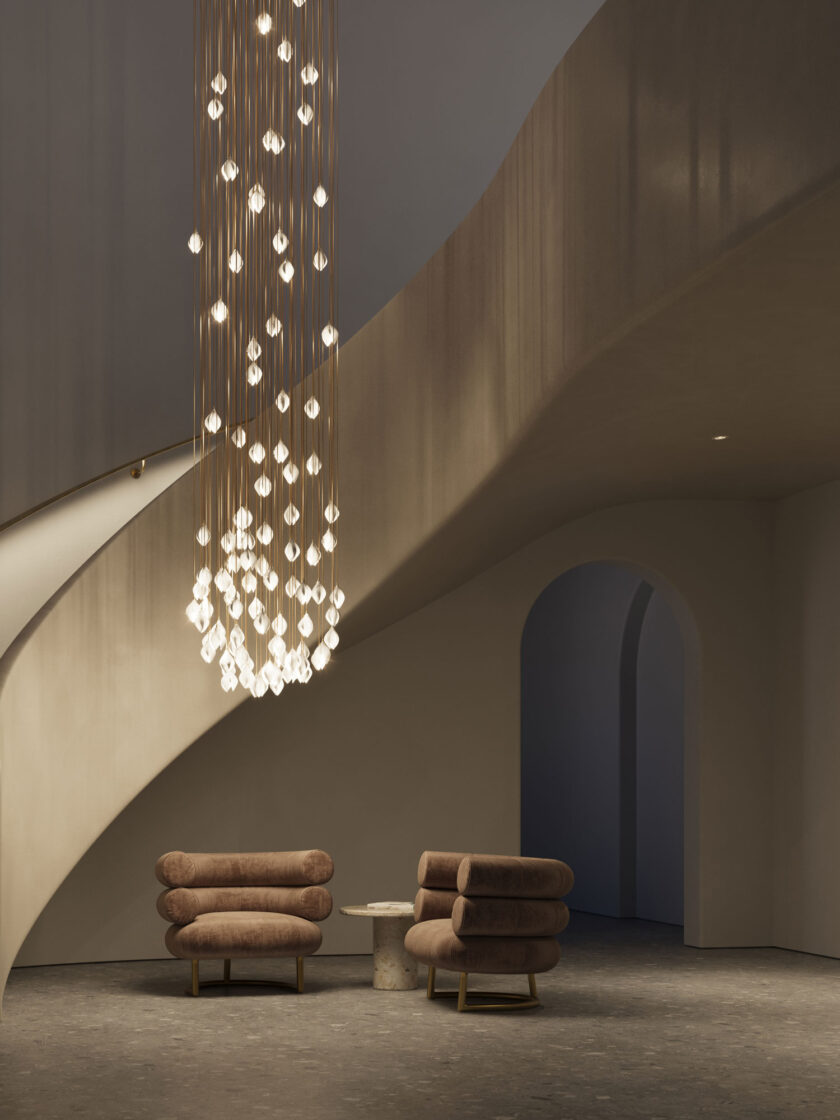 Grand Nordic Magnolia Blossom Ceramic Pendant Chandelier-Meet Lighting