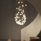 Grand Nordic Magnolia Blossom Ceramic Pendant Chandelier-Meet Lighting