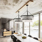 Grant 2-Tier Round Chandelier 32"-Meet Lighting