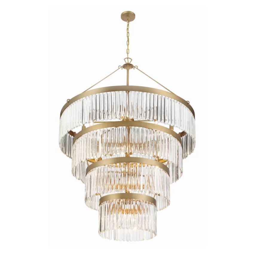 Grant 4-Tier Round Chandelier 40"-Meet Lighting