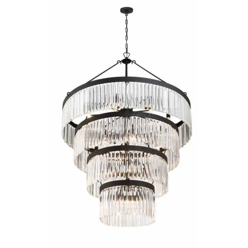 Grant 4-Tier Round Chandelier 40"-Meet Lighting