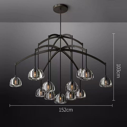 Hamisphere Round Chandelier 36″ 48” 60”-Meet Lighting