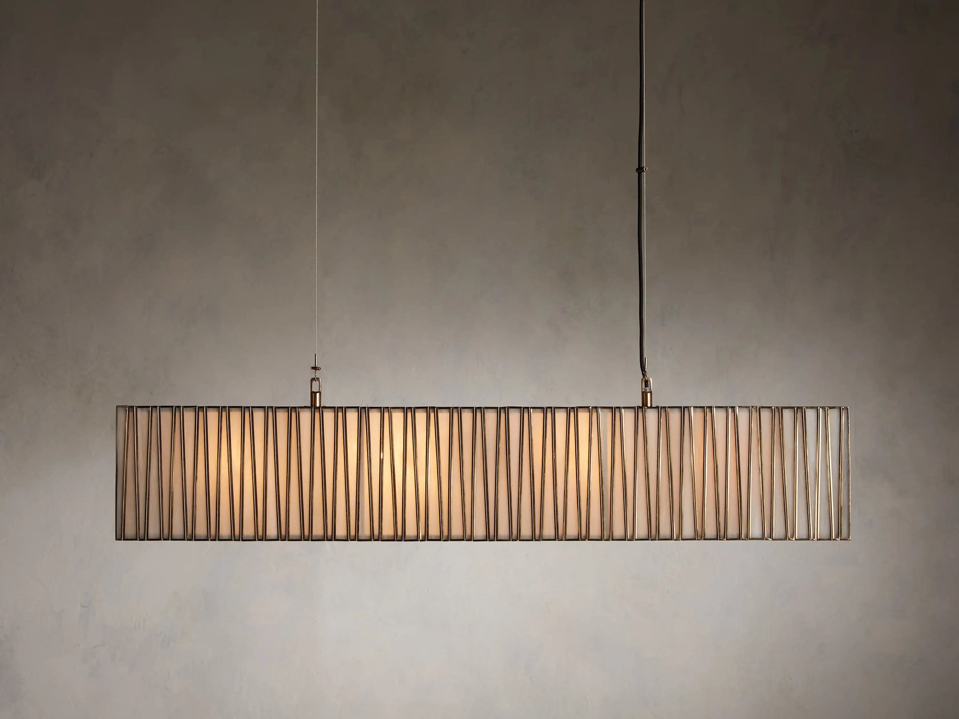 Junet Rectangular Chandelier 60"W 49"W-Meet Lighting