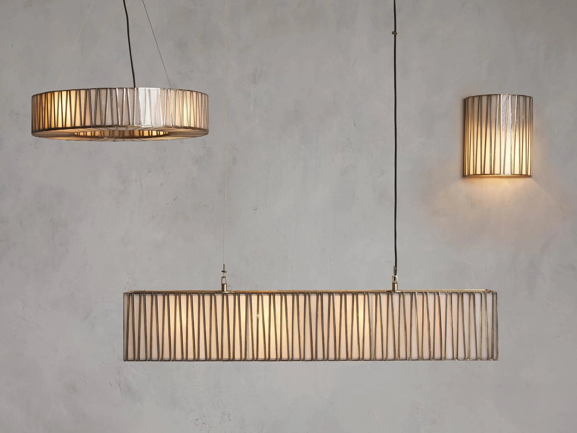 Junet Rectangular Chandelier 60"W 49"W-Meet Lighting