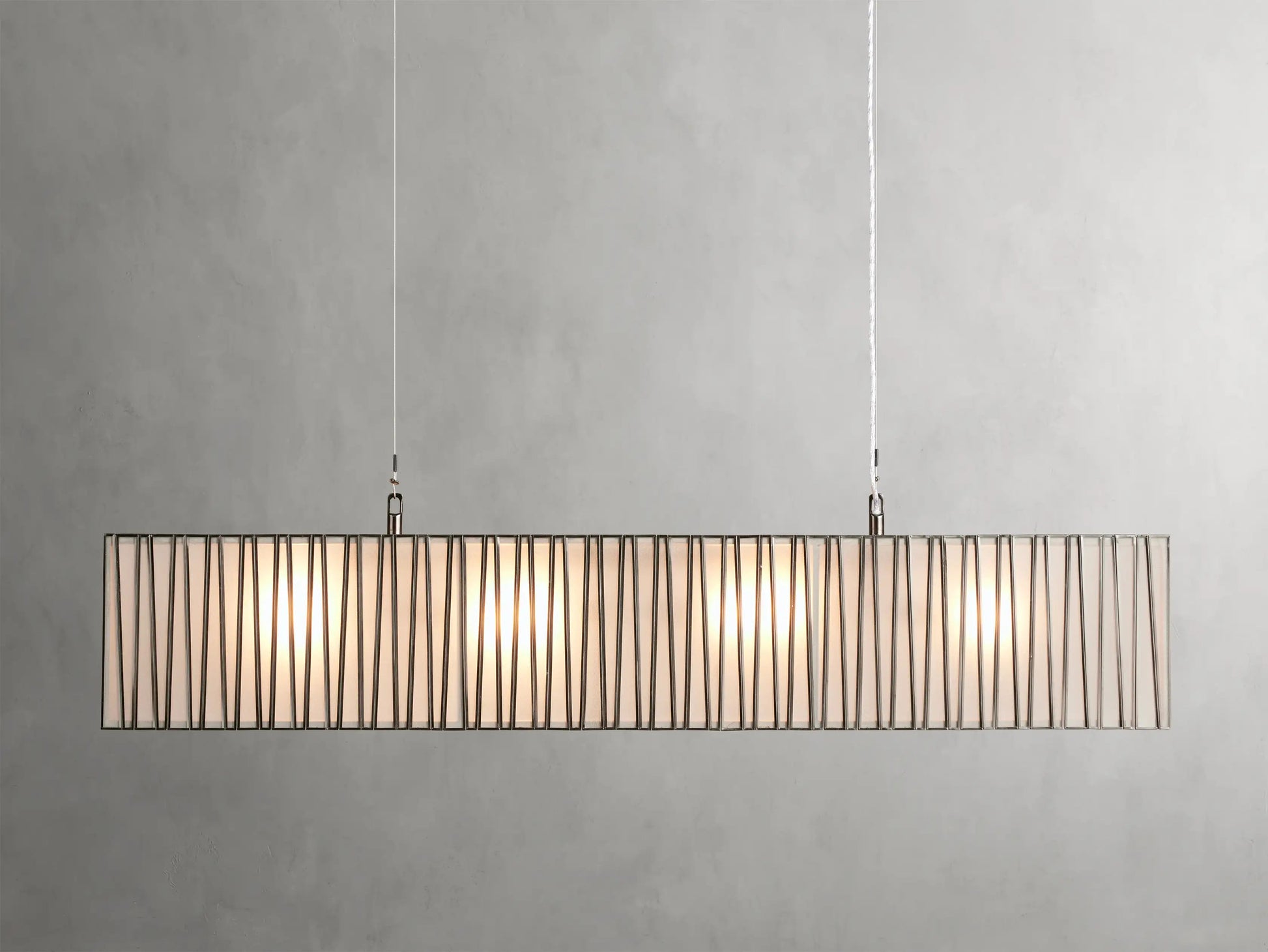 Junet Rectangular Chandelier 60"W 49"W-Meet Lighting