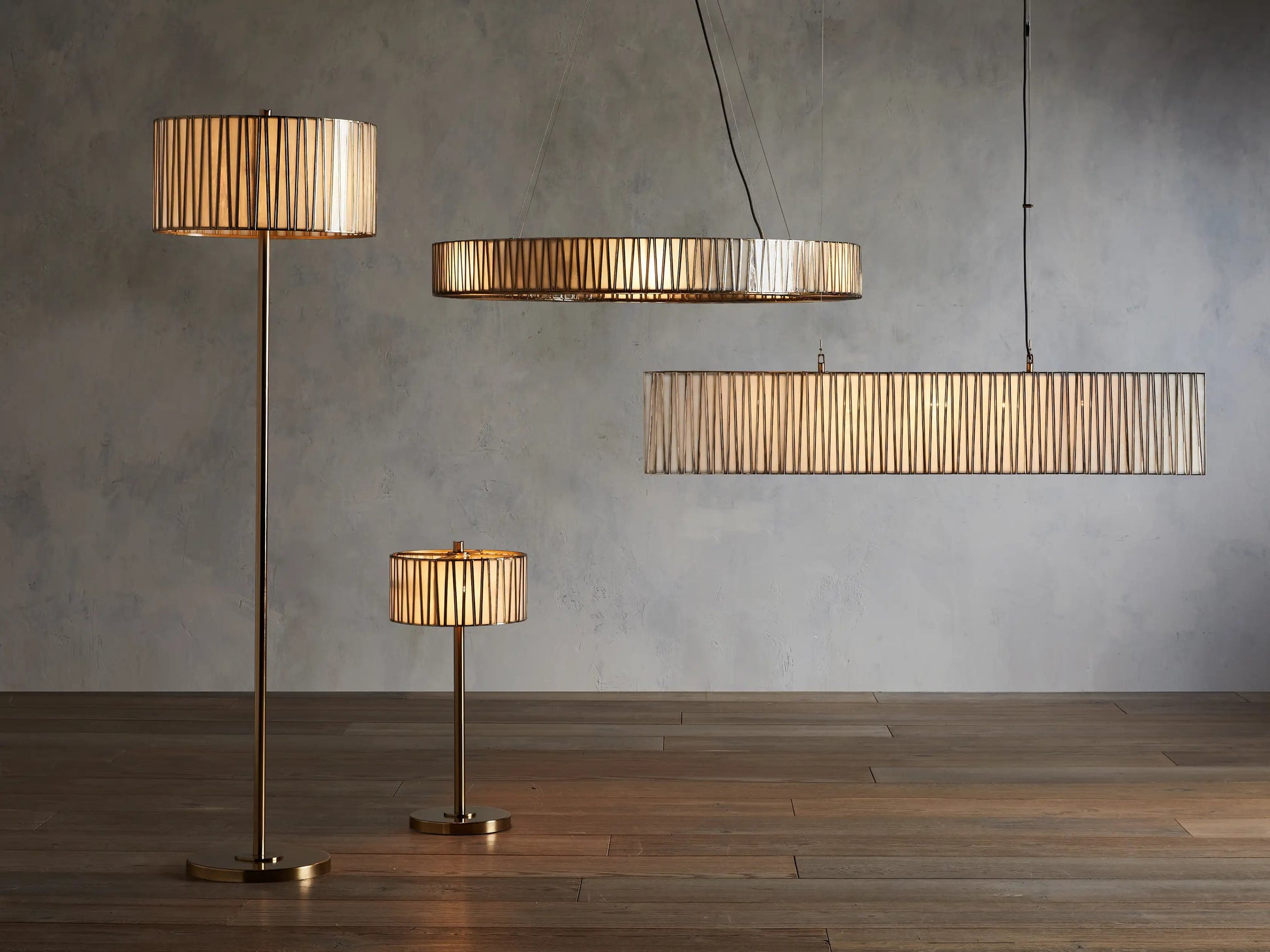 Junet Rectangular Chandelier 60"W 49"W-Meet Lighting