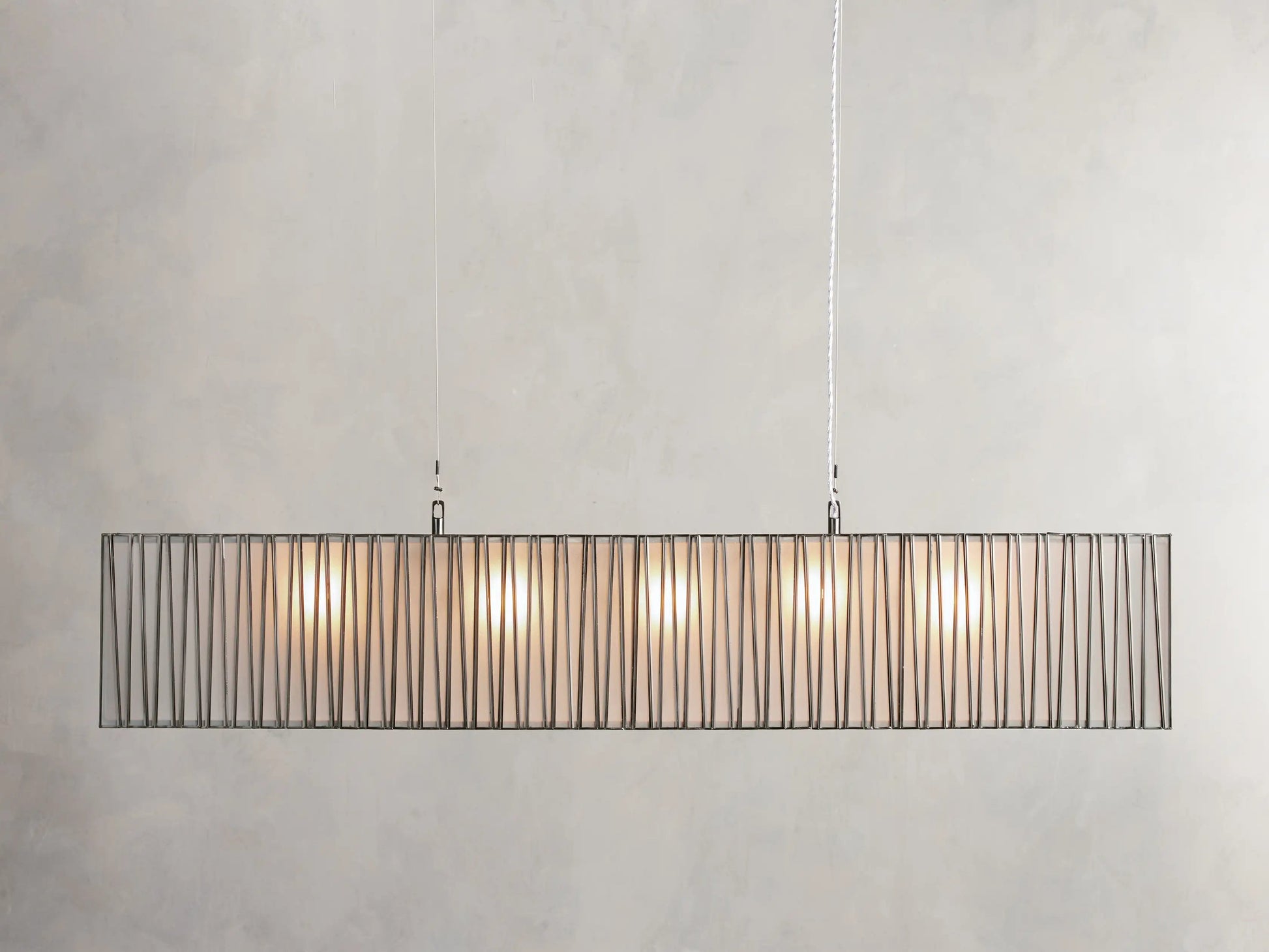 Junet Rectangular Chandelier 60"W 49"W-Meet Lighting