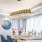 Kubica Oval Crystal Chandelier-Meet Lighting