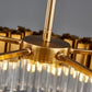 Kubica Oval Crystal Chandelier-Meet Lighting