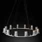 Kuseau Glass Round Chandelier 48"-Meet Lighting