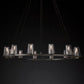Kuseau Glass Round Chandelier 48"-Meet Lighting