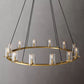 Kuseau Glass Round Chandelier 48"-Meet Lighting