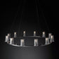 Kuseau Glass Round Chandelier 48"-Meet Lighting