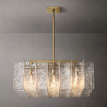 Latracy Square Chandelier 37"-Meet Lighting