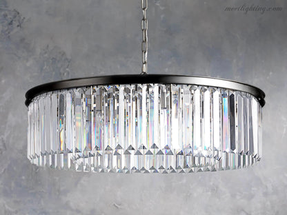 Leyland Round Chandelier-Meet Lighting
