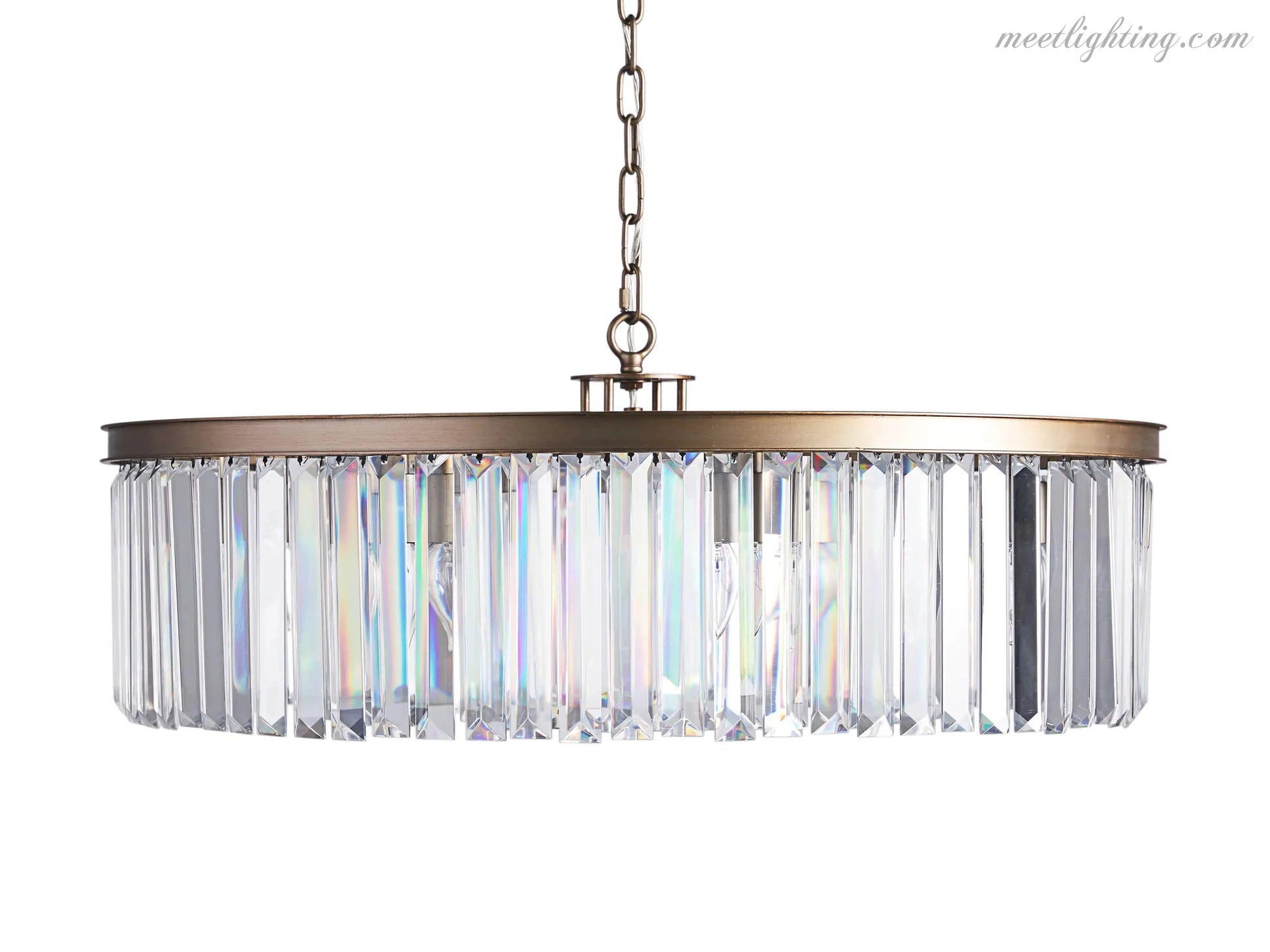 Leyland Round Chandelier-Meet Lighting