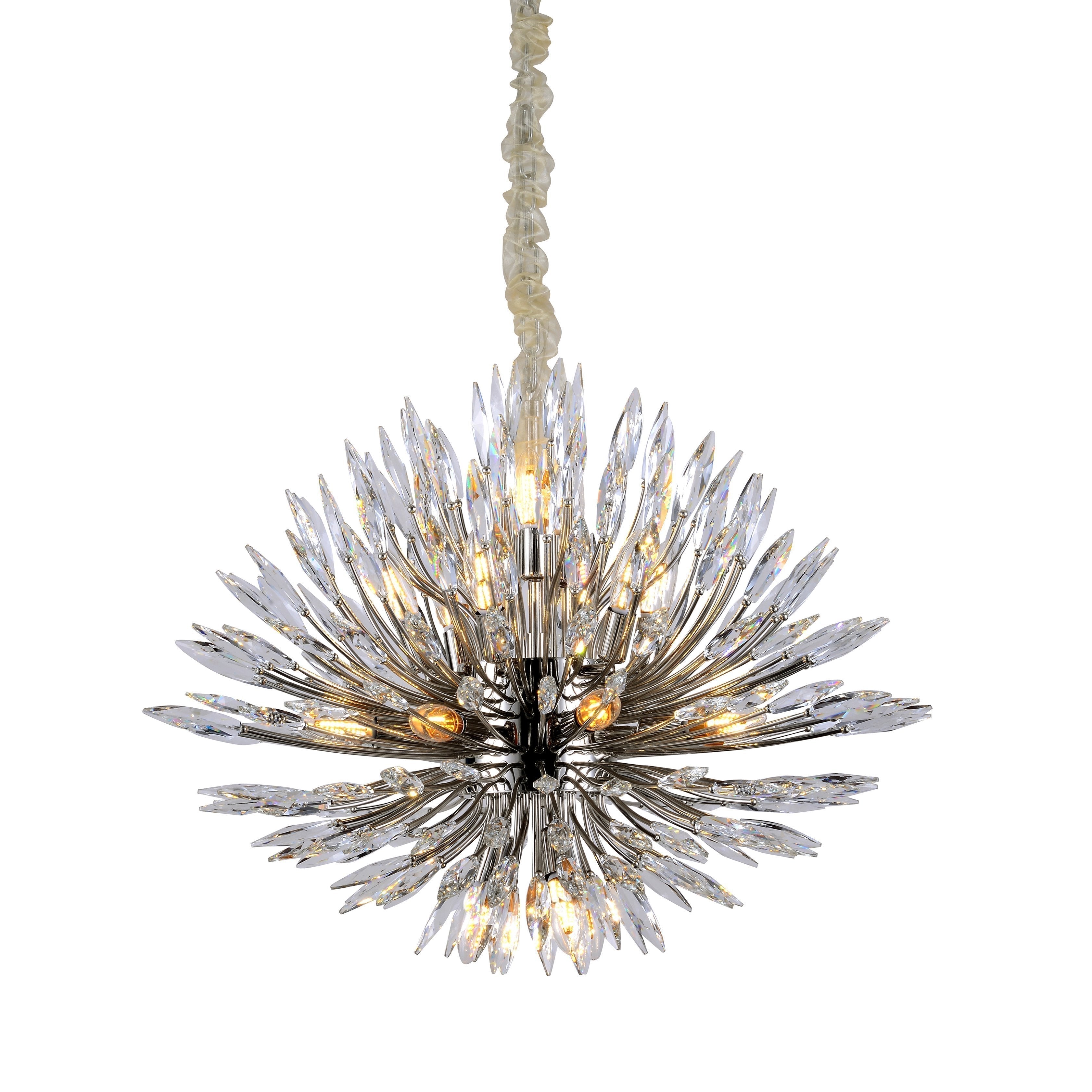 Lily Starburst Crystal Sputnik Chandelier-MEET LIGHTING