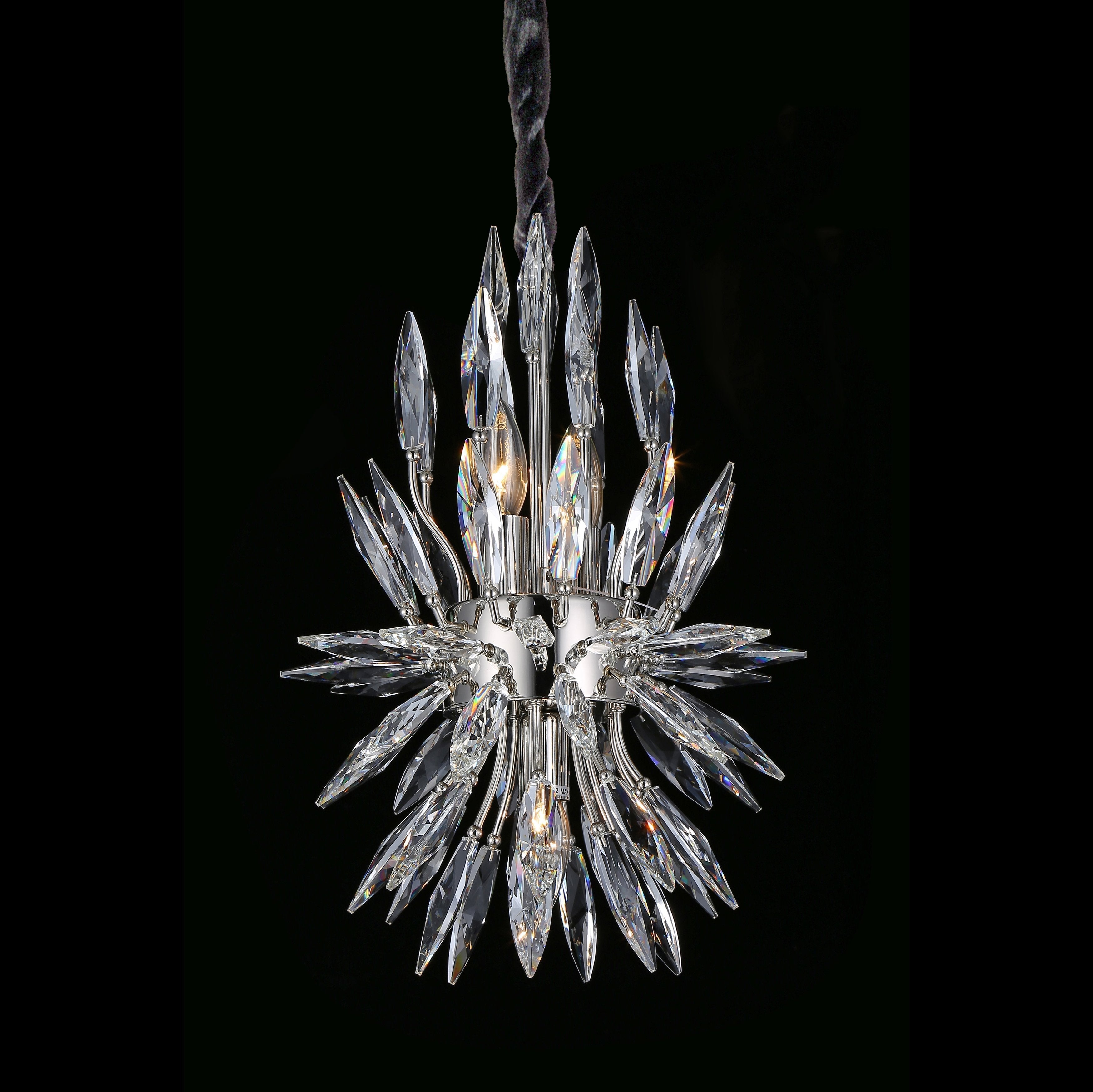 Lily Starburst Crystal Sputnik Chandelier-MEET LIGHTING