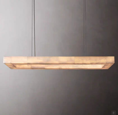 Marble Ravage Rectangle Chandelier 72"-Meet Lighting